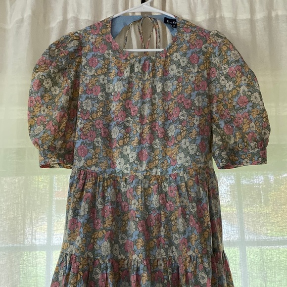 En Saison Floral Print Midi Dress - Picture 3 of 5